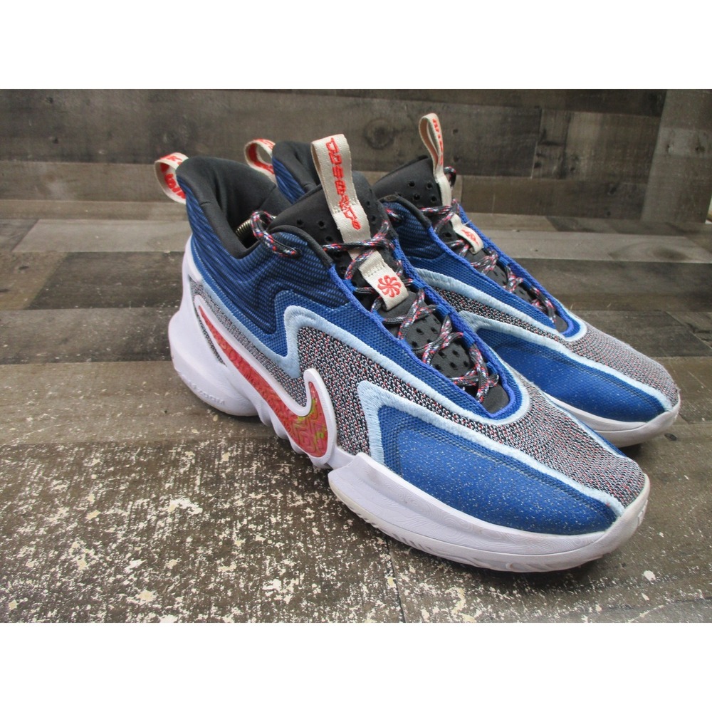 Nike Basketball Shoes Mens 12.5 Blue Air Zoom GT Cut 2 DH1537-002 Low Top Snkr